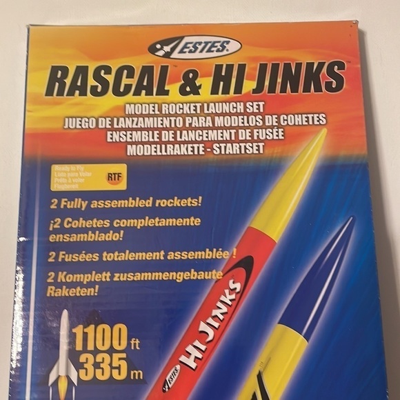 Estes Rascal & Hi Jinks model rocket launch set NWT - Picture 3 of 4